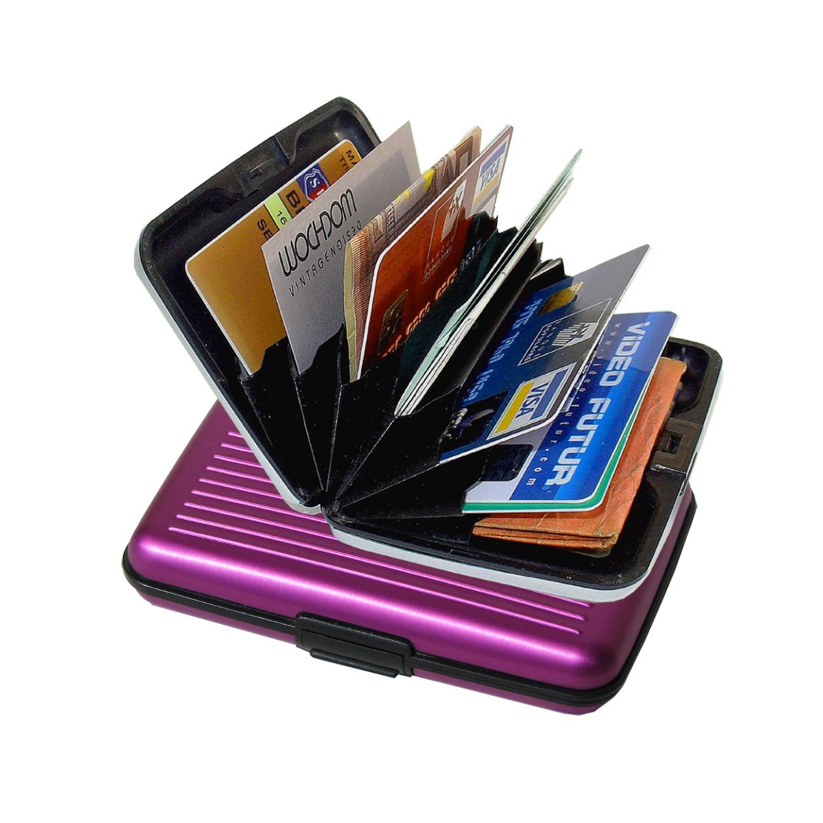 OGON Aluminum Wallet - Purple